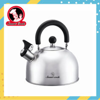 ẤM ĐUN NƯỚC BẰNG INOX 304 ELMICH SMARTCOOK 2.5 LÍT SM 3372 -CÓ CÒI BÁO DÙNG ĐƯỢC CHO BẾP TỪ BẾP HỒNG NGOẠI BẾP GAS...