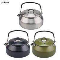 Ấm đun nước bằng thép không gỉ yuksok Ấm đun nước trà cho bếp để đi bộ dã ngoại Ba lô