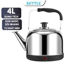 Ấm đun nước báo còi inox cao cấp Kettle 4L