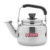 Ấm Đun Nước Còi Reo Zebra 113522 4.5L (Bạc) Thái Lan Bếp Điện Từ