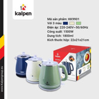 Ấm Đun Nước cực nhanh Kalpen 1800ml, Bình Siêu Tốc, Ấm Đun Nước Inox 304 yêu cầu Đức , hàng đẹp giá rẻ