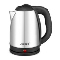 Ấm đun nước điện bằng thép không gỉ 1.8L 220V Bạc màu đen Tách đế chống gỉ Bền cho gia đình trong chuyến du lịch