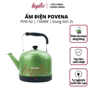 Ấm đun nước điện Povena PVN-52, 5L