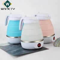 Ấm đun nước điện WAPKTY, Ấm đun nước Mini 110V / 220V, Ấm trà chống rò rỉ di động 600ml Sử dụng du lịch