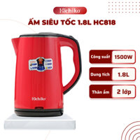 Ấm Đun Nước, Đun Siêu Tốc Hichiko HC - 818, dày 2 lớp dung tích 1,8L