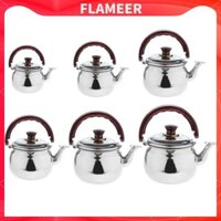 Ấm đun nước huýt sáo bằng thép không gỉ Mini Ấm trà nước Nhà hàng nhà bếp 0.6L