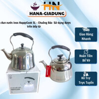 Ấm đun nước inox HappyCook 5L - Chuông Báo  Sử dụng được trên bếp từ