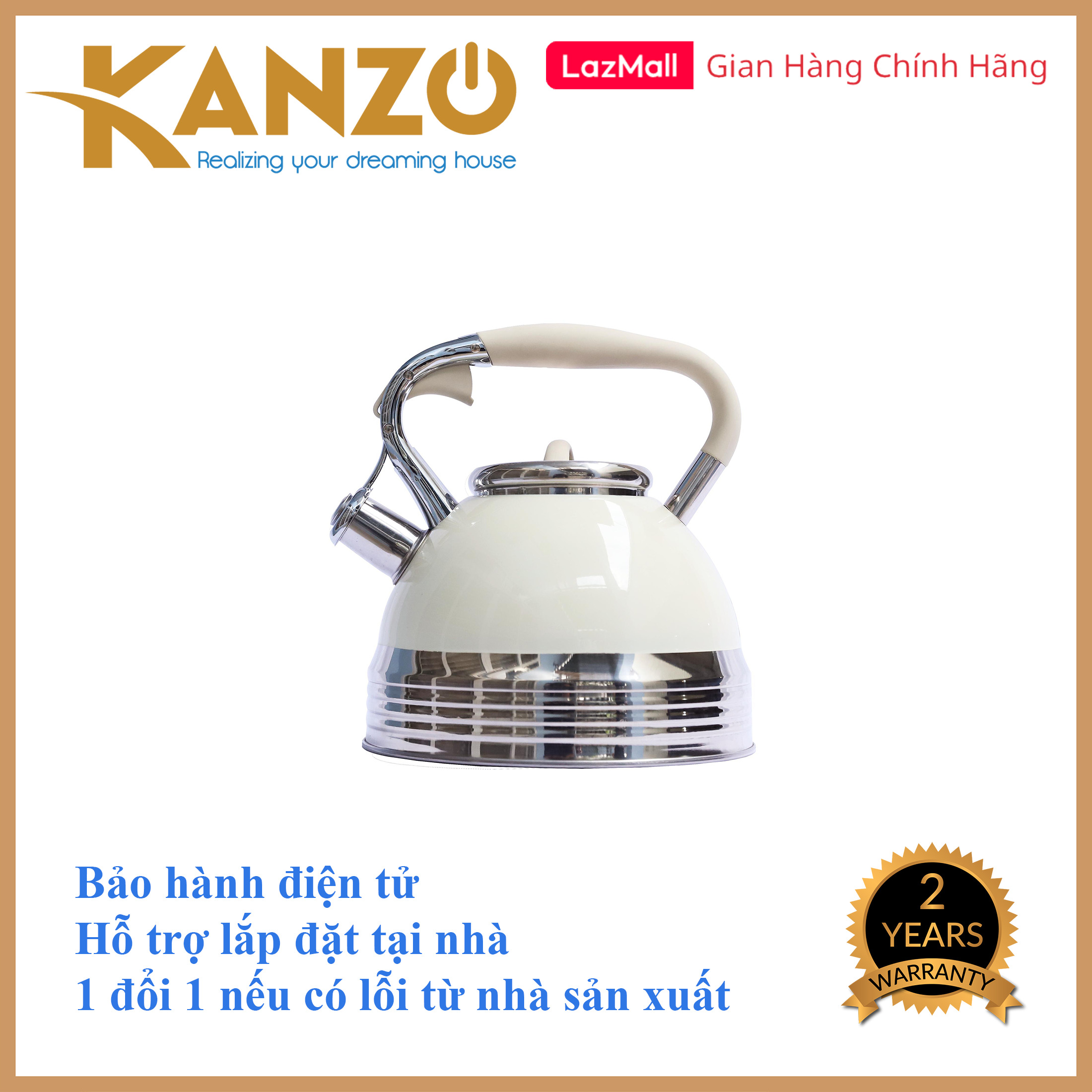 Ấm đun nước Kanzo KZ-G68