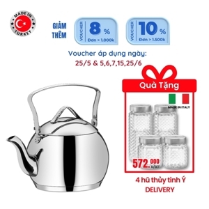 Ấm đun nước Korkmaz Tombik Kettle A094 - 3.5L