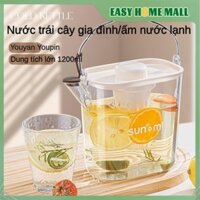 Ấm đun nước lạnh, Hộp đựng nước ép trái cây trà, Tủ lạnh Chai nước dung tích lớn