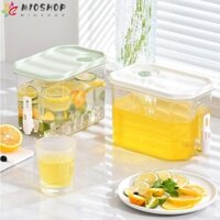 Ấm đun nước lạnh MIOSHOP, Ấm đun nước pha trà trái cây dung tích lớn 3,5L bằng nhựa, Tủ lạnh rò rỉ có vòi đựng nước Ấm đun nước dã ngoại gia đình