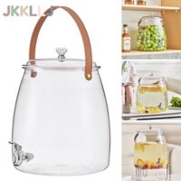 Ấm đun nước lạnh mùa hè JKKLLJ 3 / 5 / 9L, Trà trái cây tủ lạnh dung tích lớn Ấm đun nước pha lạnh, Hộp đựng đồ uống Hộp đựng đồ uống có vòi Nước ép