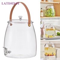 Ấm đun nước lạnh mùa hè LATINDAY 3 / 5 / 9L, Tủ lạnh dung tích lớn Trà trái cây Ấm đun nước pha lạnh, Chống rò rỉ sáng tạo với Xô đựng nước giải khát gia đình