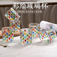 Ấm đun nước lạnh thủy tinh sơn màu Ấm đun nước lạnh dung tích lớn gia dụng chịu nhiệt cao ấm pha trà cốc nước đun sôi phòng khách