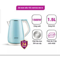 Ấm đun nước siêu tốc Mutosi MK-18 chính hãng. BH 24 tháng