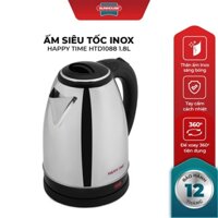 Ấm Đun Nước Siêu Tốc SunHouse - Bình Siêu Tốc Inox Chính Hãng 1.8L Bảo Hành 12 Tháng