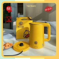 Ấm Đun Nước Siêu Tốc Tự Động Bằng Thép Không Gỉ Hình Vịt Vàng G-Duck Kids cực kute