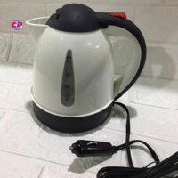 Ấm Đun Nước Sôi 1 Lít Cho Ô TÔ 24V Cực Tiện Lợi (Hàng Chuẩn Không Lỗi Nguồn)