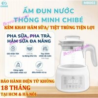 ẤM ĐUN NƯỚC THÔNG MINH CHIBÉ MB002 - Có kèm khay hâm sữa và tiệt trùng - Bình pha sữa giữ nhiệt 3 ngày - Tự động khử clo