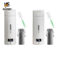 Ấm đun nước trà điện thông minh có bàn chải làm sạch và tay áo nhẹ cho chai sôi cho người lái xe