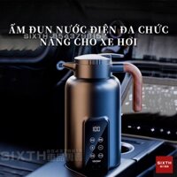 Ấm đun nước xe hơi ô tô  Ấm đun nước điện cho xe hơi Bình Đun Nước Điện Tử Cỡ Lớn 1300ml 12v24v Chuyên Dụng Cho Xe Tải