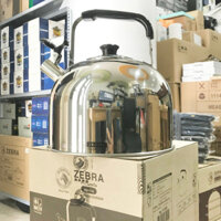 Ấm Đun Nước ZEBRA Vòi Ngắn 6L - 5L - 3.5L (Inox 304). Sản xuất tại Thái Lan - 113525 - 113528 - 113585