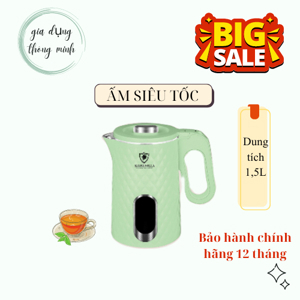 Ấm đun siêu tốc 1.8L Kaisavilla JD-8128