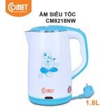 Ấm đun siêu tốc 2 lớp Comet CM8218N WB 1.8L