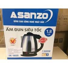 Ấm đun siêu tốc Asanzo SK-1800 1.8 lít