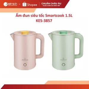 Ấm đun siêu tốc Elmich Smartcook 1.5L KES-3857P/G/W