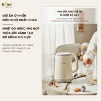 Ấm Đun Siêu Tốc Giữ Nhiệt Bear SB-ST17T 1800W Dung Tích 1,7L Cảm Ứng - Bảo Hành 18 Tháng