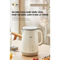 Ấm Đun Siêu Tốc Giữ Nhiệt Bear SB-ST17T 1800W Dung Tích 1,7L Cảm Ứng Dễ Dàng Sử Dụng - Bảo Hành 18 Tháng bản Tiếng Việt