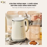 Ấm Đun Siêu Tốc Giữ Nhiệt Bear 1,7L SB-ST17T 1800W cảm ứng bản Tiếng Việt, ấm đun nước nhiều chế độ