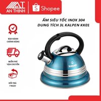 Ấm Đun Siêu Tốc Inox 304 Cao Cấp( Ấm Siêu Tốc Dung Tích 3L) Kalpen KK01