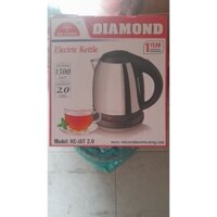 Ấm đun siêu tốc Kim Cương inox