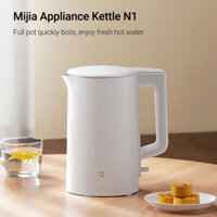 Ấm đun siêu tốc Mijia N1 1.5L 1500W Ấm đun nước điện 5 phút Nước sôi nhanh Lớp lót bằng thép không gỉ