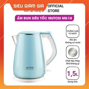 Ấm đun siêu tốc Mutosi MK-18, 1.5L