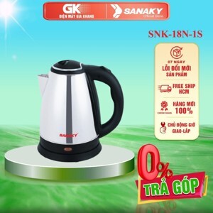 Bình - Ấm đun nước siêu tốc Sanaky SNK 18N-1S - 1.8L, 1500W