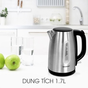 Ấm đun siêu tốc Sharp EKJ-17VSS-ST - 1,7 lít