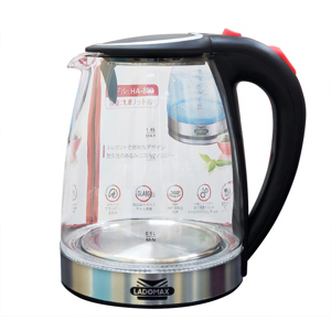 Ấm đun siêu tốc thủy tinh 1.8l Ladomax HA-880