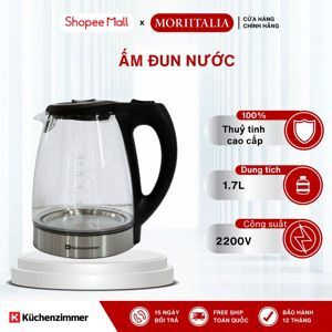 Ấm đun siêu tốc thủy tinh Kuchenzimmer 3000273 (1.7 lít)