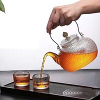Ấm đun thuỷ tinh 900 ml ( ấm đun trà bếp hồng ngoại)