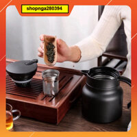 Ấm giữ nhiệt pha trà inox🍀FREESHIP🍀Bình nước,Bình giữ nhiệt pha trà có lõi lọc trà Bình nước pha trà giữ nhiệt 12 tiến