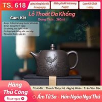 Ấm Hán Ngõa Ngư Thú - Thanh thủy nê - Trần Văn Bác - 260ml - TS618