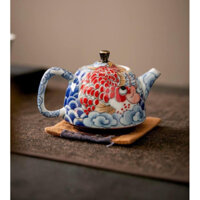 Ấm ,khải sứ kim long cao cấp(hộp quà cao cấp)