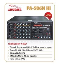 ÂM LY JARGUAR PA - 506HI HÒA NHẠC