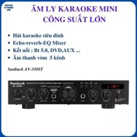 Âm ly karaoke mini, Amly sunbuck-338ST, Âm ly công suất lớn, Bảo hành 12 tháng  amply karaoke gia đình, hàng nội địa