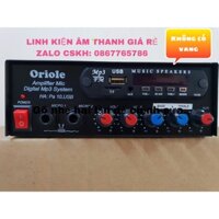 ÂM LY MINI PA10 CHẠY 12V CÓ THẺ NHỚ USB, MICRO - PA10 KHÔNG VANG