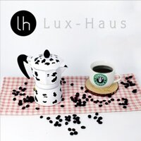 Ấm Moka Pot Bialetti Mukka Express - ấm pha Cappuccino/Latte thủ công (vân bò sữa)