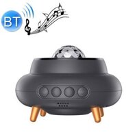 Âm nhạc Bluetooth Ánh sáng bầu không khí LED Điều khiển từ xa bằng laser Đèn chiếu hình sao nước (Đen)